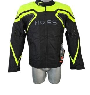 Chamarra de Textil NOSS X-RACER NJK-201 Negro/Amarillo