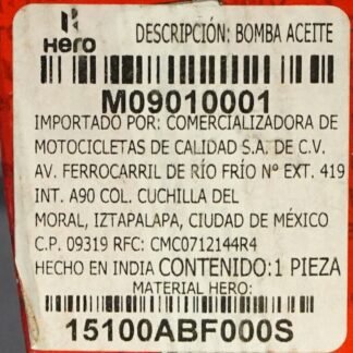 BOMBA DE ACEITE HUNK 160R 21-25  (15100ABF000SJRE)