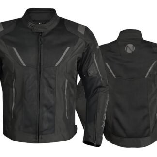Chamarra de Textil NOSS Mesh Neo-Smart NJK-301 Negro/Gris