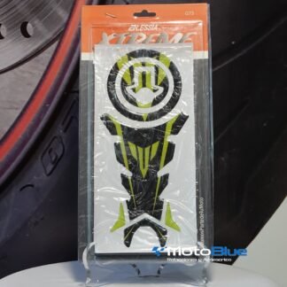STICKER PROTECTOR DE GOMA LINE NEGRO / VERDE PARA TANQUE DE GASOLINA UNIVERSAL
