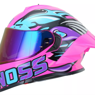 Casco NOSS NS-X90 Abatible HORNER ROSA